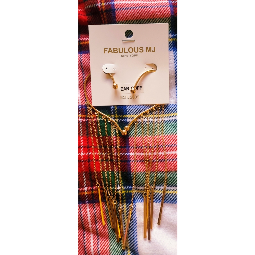 Gold Colored Earcuffs